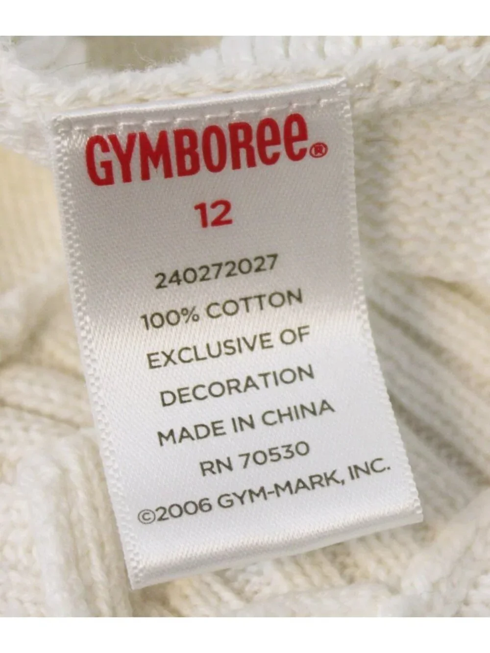 2007 Gymboree Equestrian Club Dress sz 12 White Cardigan Sweater Horse Ruffle Co
